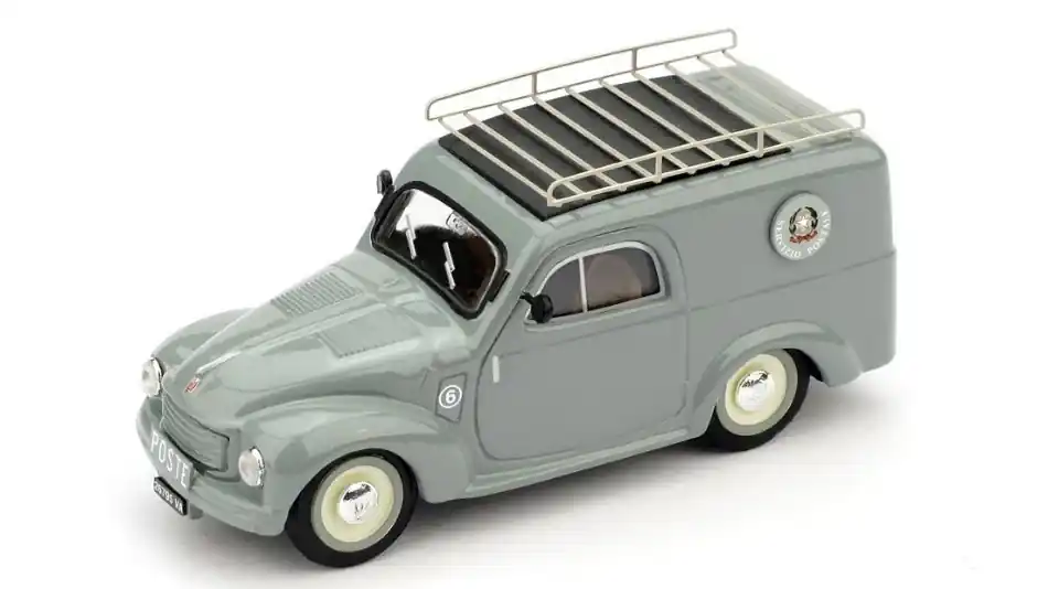 Fiat 500 C Van Poste Italia1950 modellautó Biztonságos fizetés