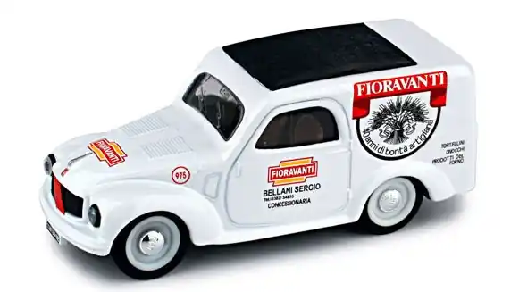 Népszerű Fiat 500 C Van Fioravanti 1950 modellautó