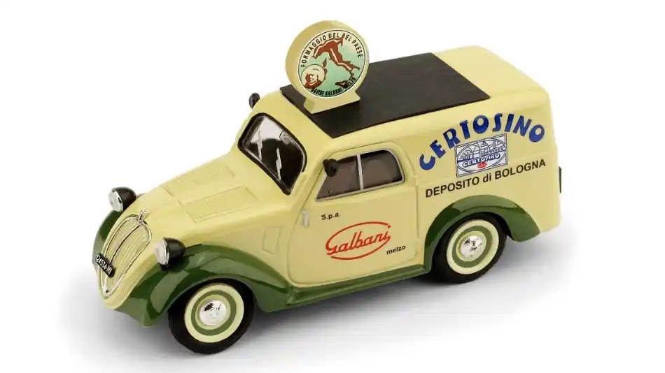 Fiat 500 B Van Certosino Bologna 1950 modellautó Akciós ár