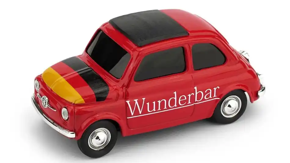 Fiat 500 Brums Germania "wunderbar!" modellautó Biztonságos fizetés