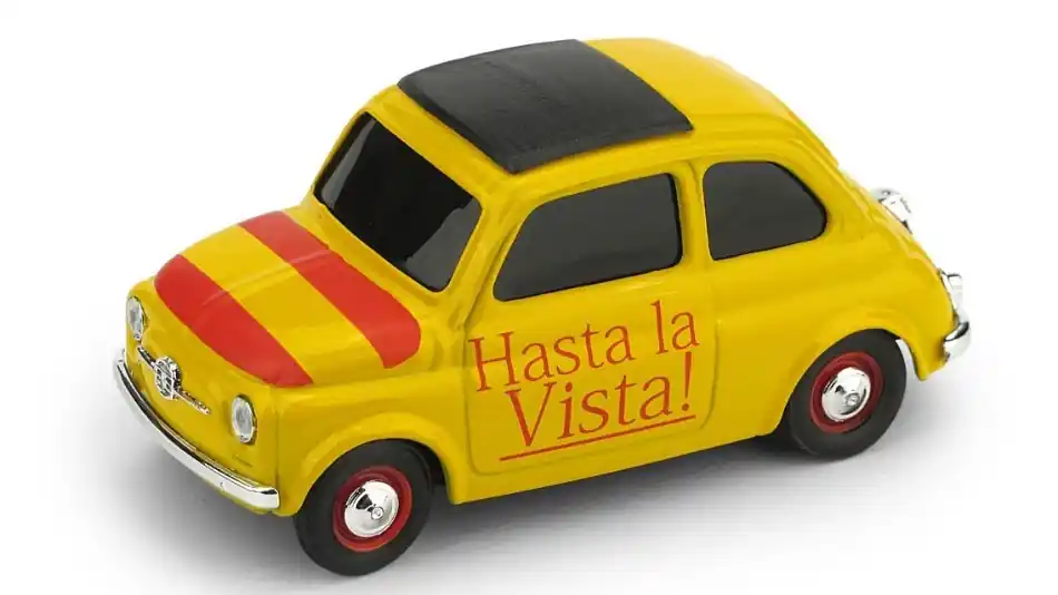 Újdonság Fiat 500 Brums ‘hasta la vista‘ modellautó