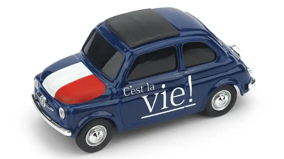 Fiat 500 Brums Francia -‘C‘est la vie‘ modellautó Vásárlói kedvenc