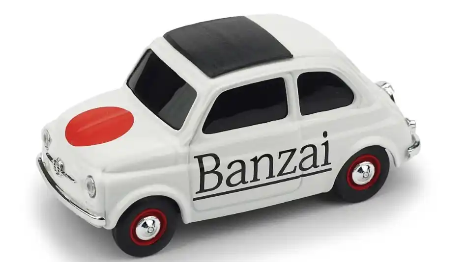 Kedvezmény Fiat 500 Nuova Brums Banzai modellautó