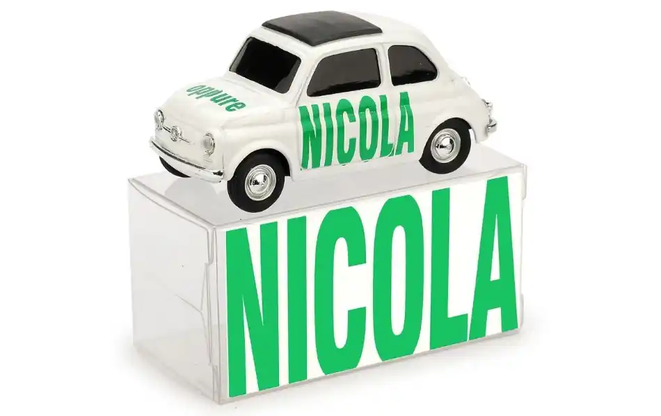 Árengedmény Fiat 500 Nicola "oppure" modellautó