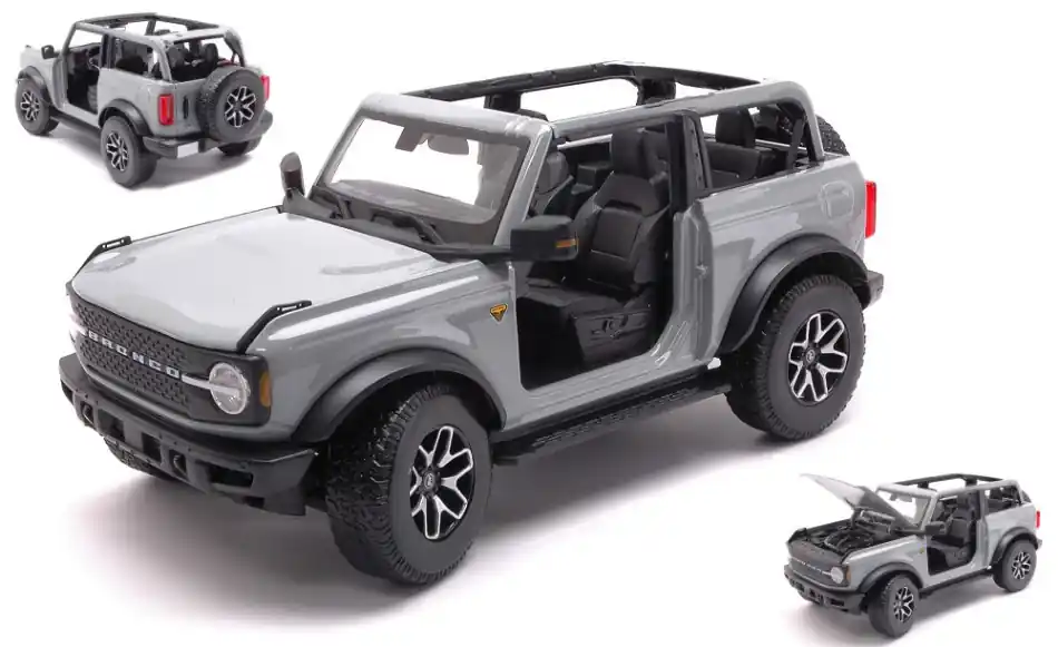 Legkelendőbb Ford Bronco Badlands ajtó nélküli 2021 modellautó