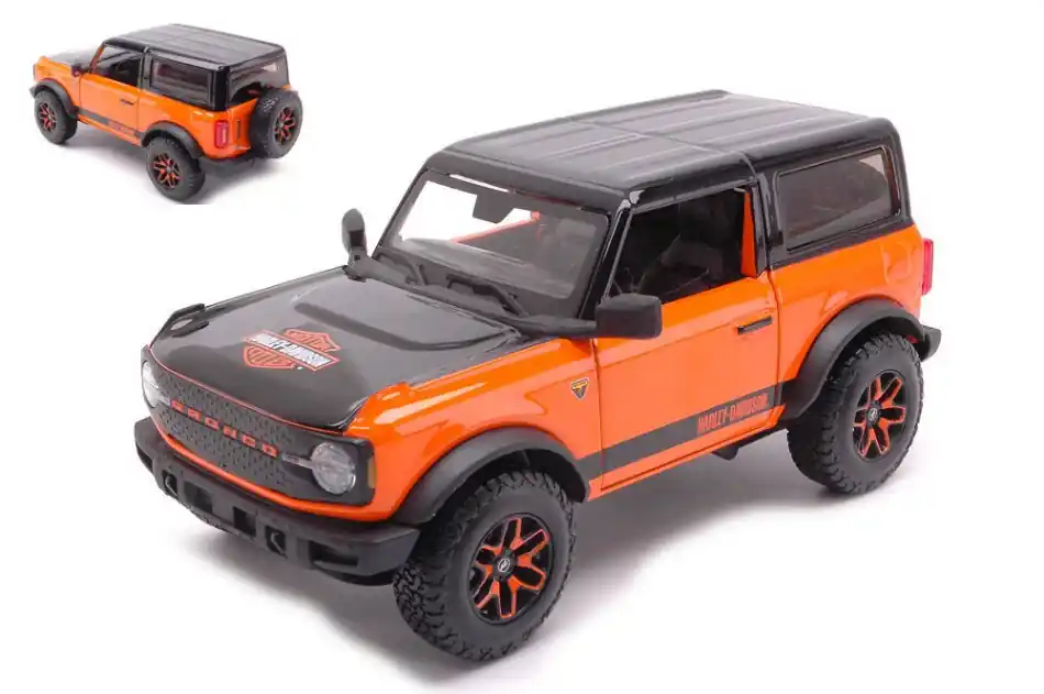 Ford Bronco Custom Harley Davidson 2021 modellautó Legkelendőbb