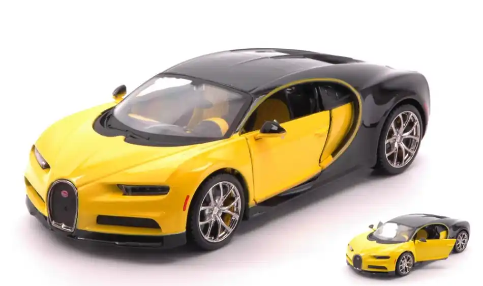 Azonnali szállítás Bugatti Chiron modellautó