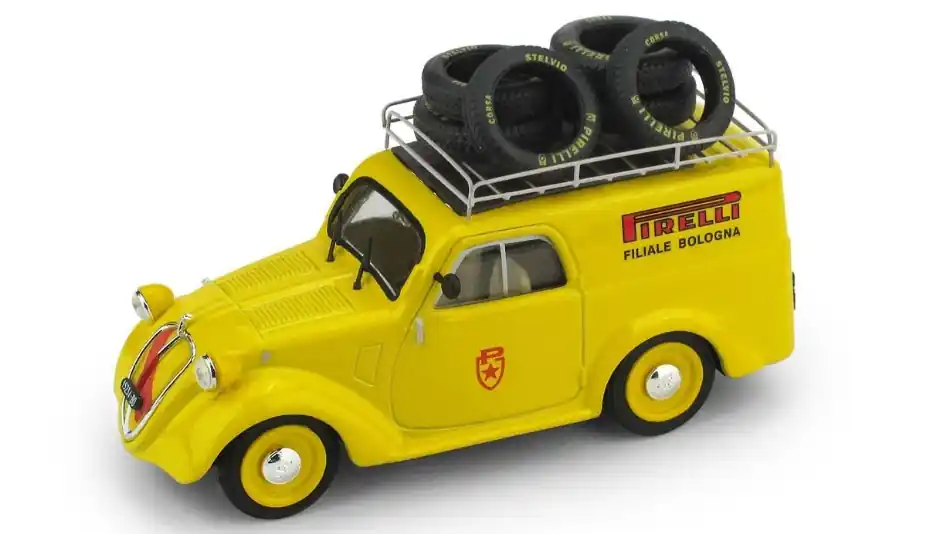 Ajánlat Fiat 500 B Van Pirelli Mille Miglia 1950 modellautó