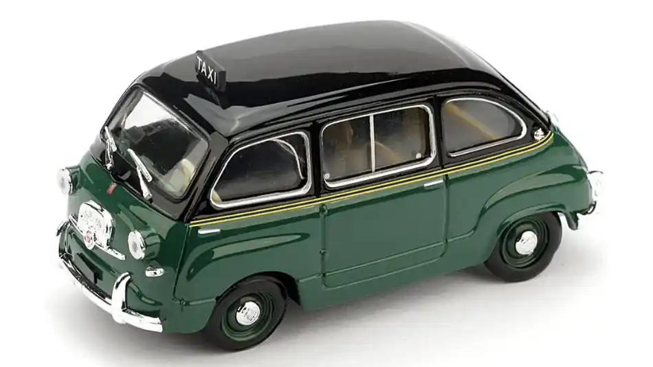 Szuper akció Fiat 600 Multipla I Series Taxi Torino modellautó