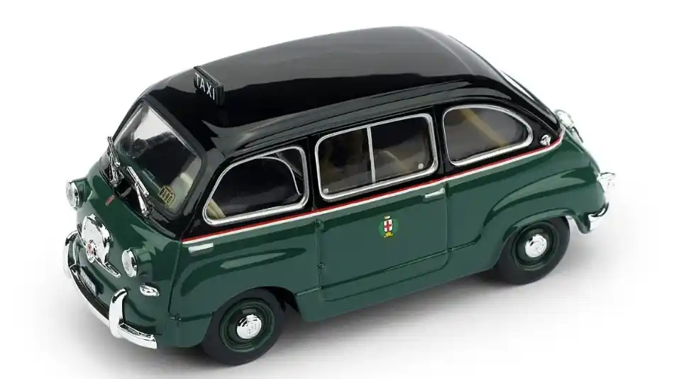 Kiárusítás Fiat 600 Multipla I Series Taxi Milano 1956 modellautó