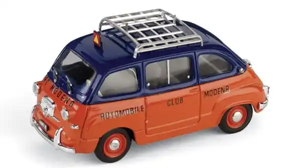 Fiat 600 Multipla Automobil Club Modena 1956 modellautó Outlet