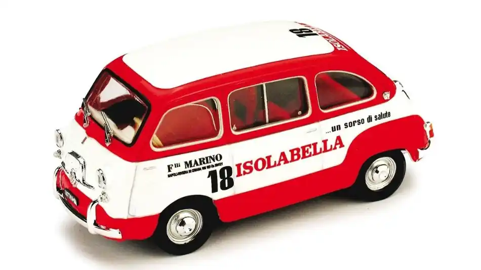 Gyors szállítás Fiat 600 D Multipla 18 Isolabella modellautó
