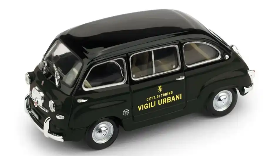 Fiat 600 D Multipla Vigili urbani Torino 1960 modellautó Nézd meg most