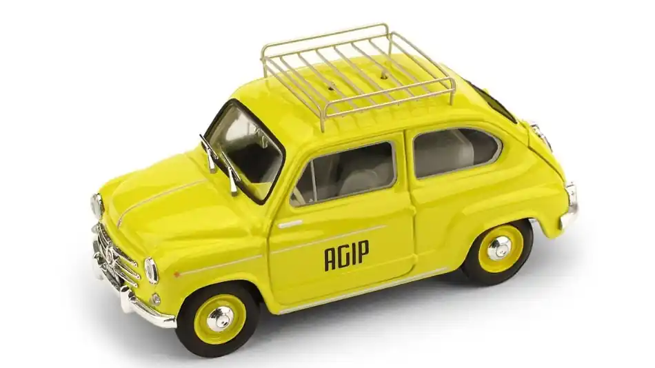 Szezonális akció Fiat 600 D Agip 1960 modellautó