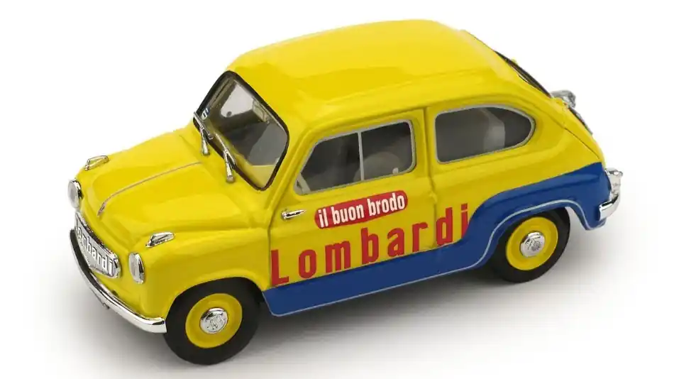 Biztonságos fizetés Fiat 600 Lombardi modellautó