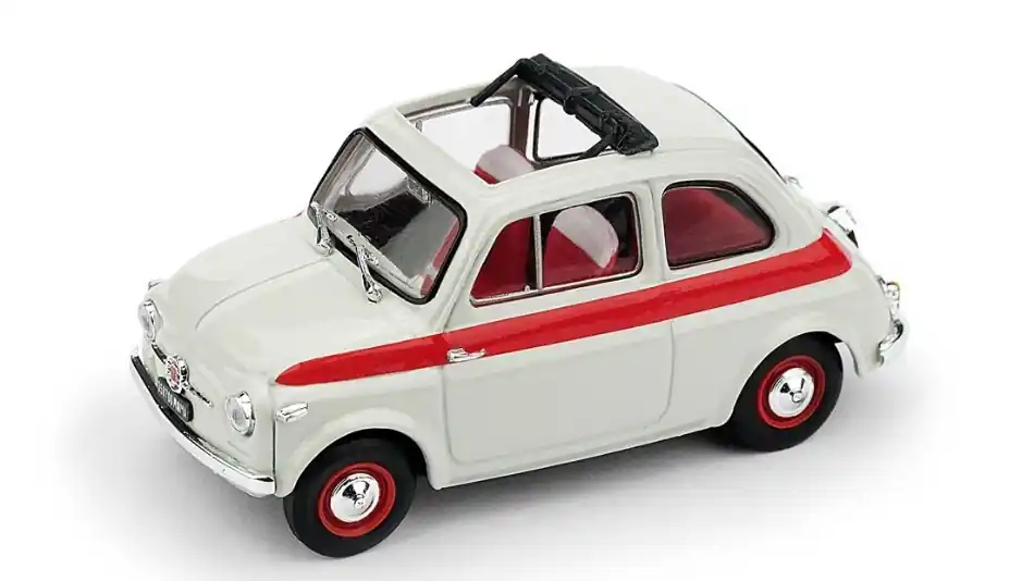 Fiat 500 Sport 2A serie nyitott 1959 modellautó Korlátozott ajánlat