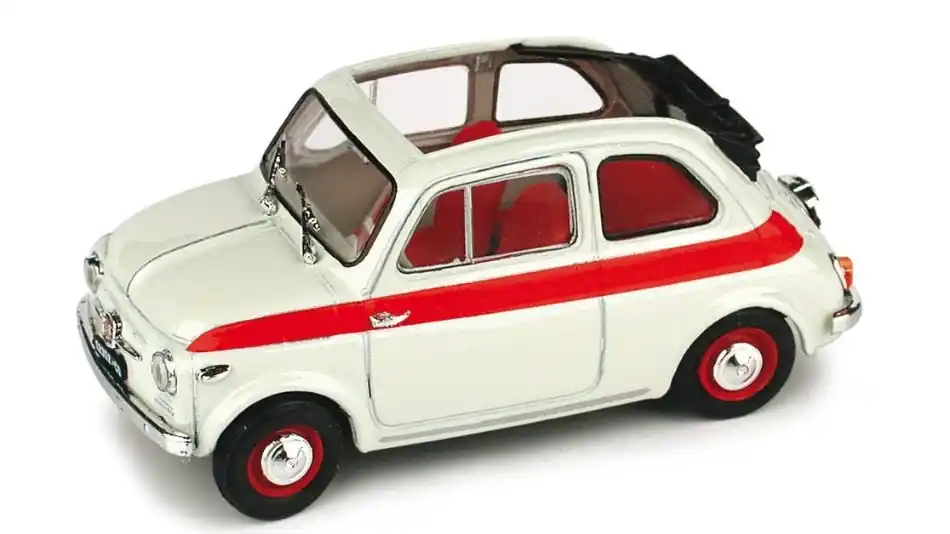 Olcsóbb Fiat 500 Nuova Sport nyitott 1957 modellautó