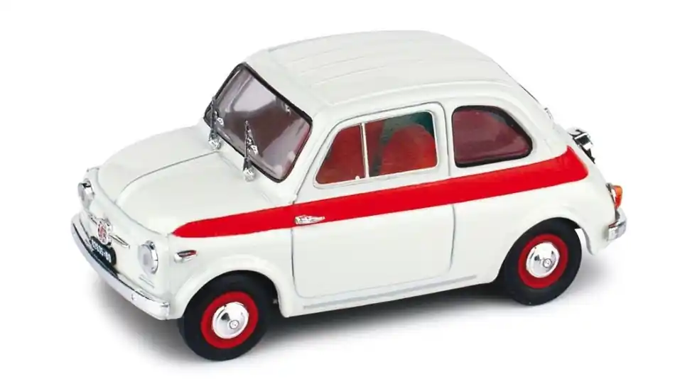 Azonnal elérhető Fiat 500 Nuova Sport fém tetővel 1957 modellautó