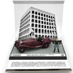 Alfa Romeo 1750 GS Spider Mussolini figurával 1940 modellautó Kedvezmény