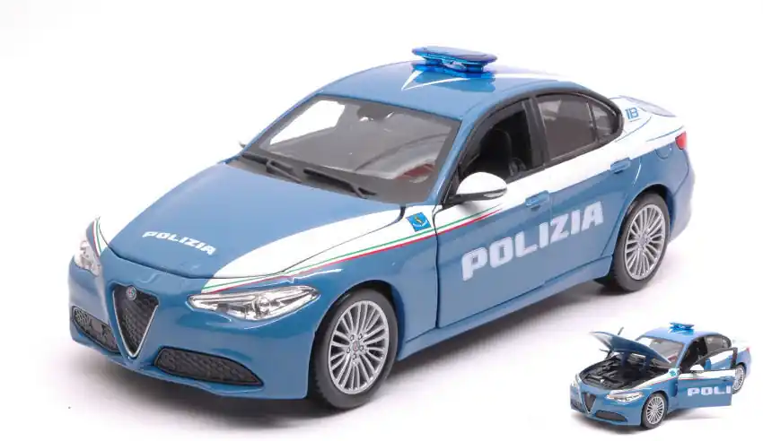 Alfa Romeo Giulia Polizia modellautó Legkelendőbb