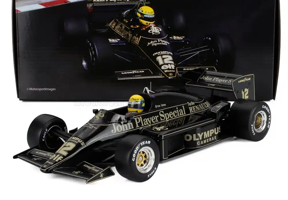 Lotus F1 97T Renault Turbo 12 Monaco GP 1985 A. Senna Újra elérhető Legjobb ár