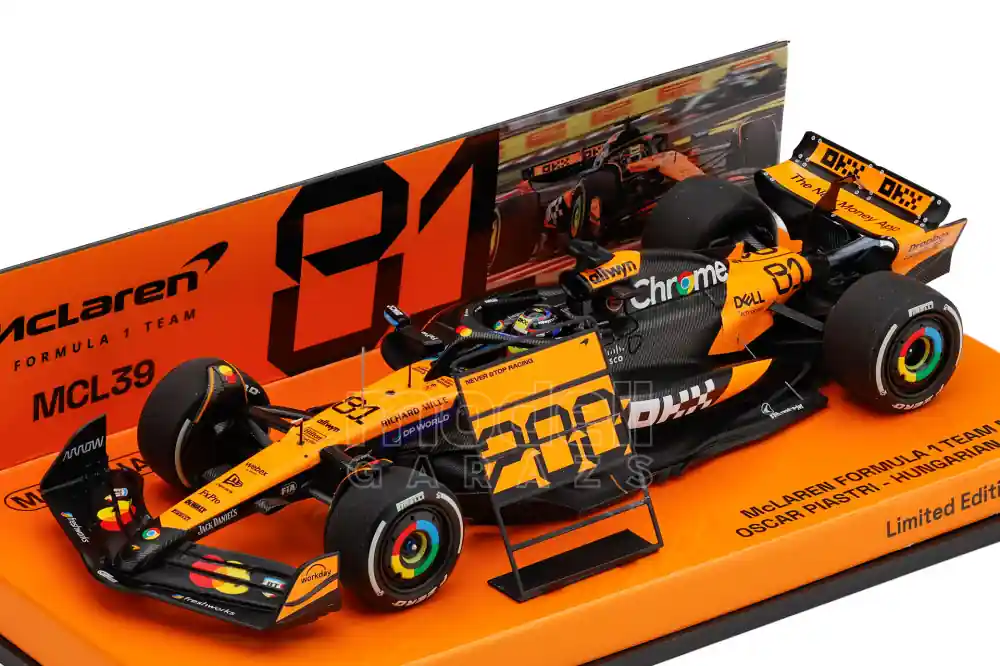 McLaren F1 MCL39 81 Hungarian GP 2025 O. Piastri Újdonság Nézd meg most