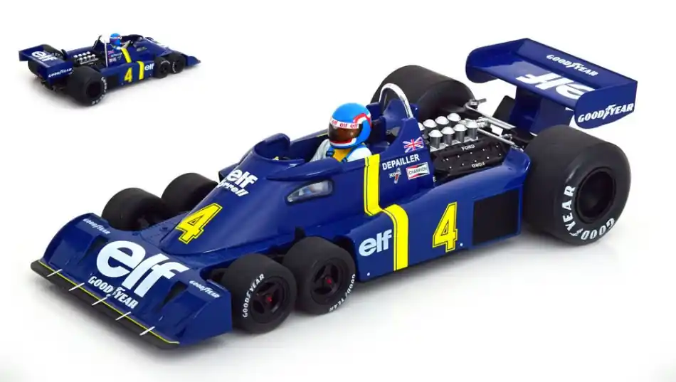 Tyrrell F1 P34 n.4 Swedish GP 1976 P. Depailler Újra elérhető Vásárlói kedvenc