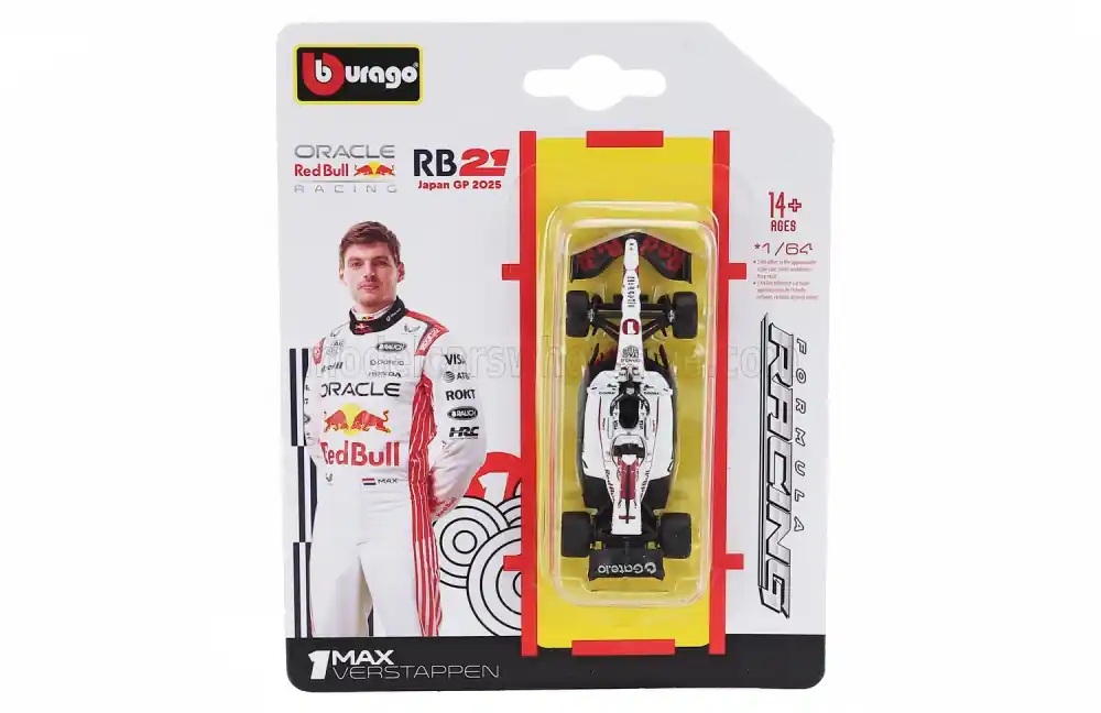 Red Bull F1 RB21 1 Japan GP győztes 2025 M. Verstappen Újdonság Gyors kiszállítás