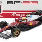 Ajánlat Ferrari F1 SF-25 44 Monza Italy GP 2025 L. Hamilton - Niki Lauda 50th anniversary world champion pilótával és vitrinnel – exkluzív kiadás Újdonság