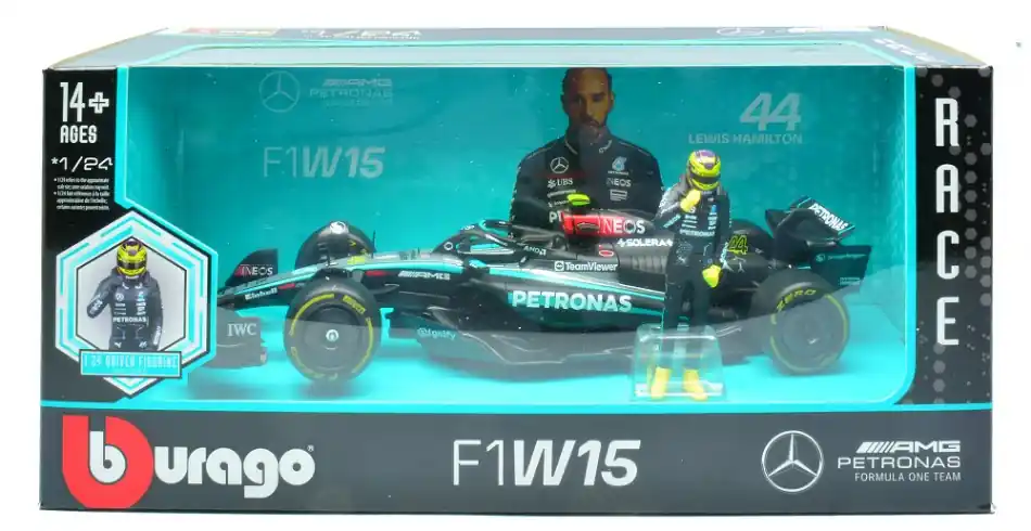 Árengedmény Mercedes F1 W15 EQ 44 2024 L. Hamilton különálló pilótával