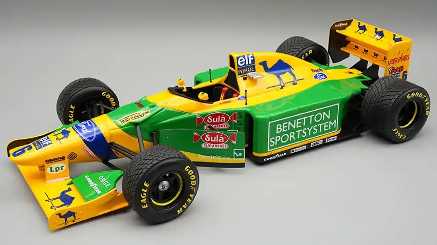 Nézd meg most Benetton F1 B193B 6 British GP 1993 R. Patrese (esőgumikkal)