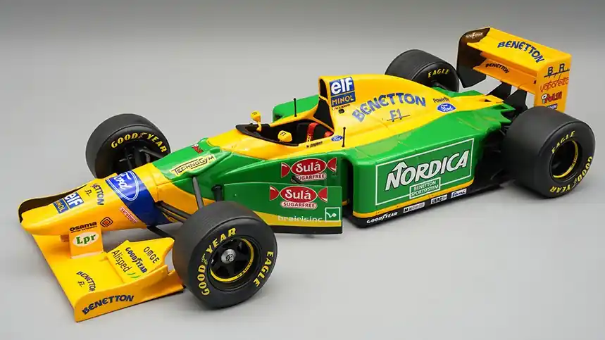 Gyors szállítás Benetton F1 B193B 0 Barcelona Test 1993 M. Alboreto