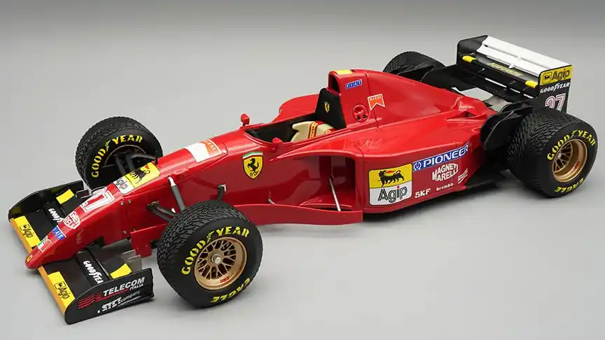 Ferrari F1 412T2 27 Japan GP 1995 J. Alesi (esőgumikkal) Azonnali szállítás