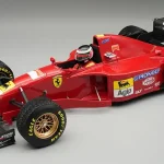 Ferrari F1 412T2 28 Japan GP 1995 G. Berger pilótával (esőgumikkal) Újdonság
