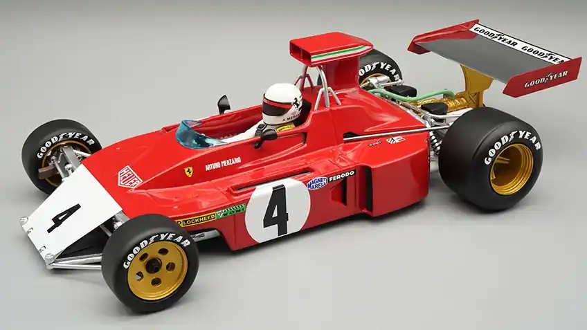 Ferrari F1 312B3-73 4 Canada GP 1973 A. Merzario pilótával (törött orral) Ne maradj le