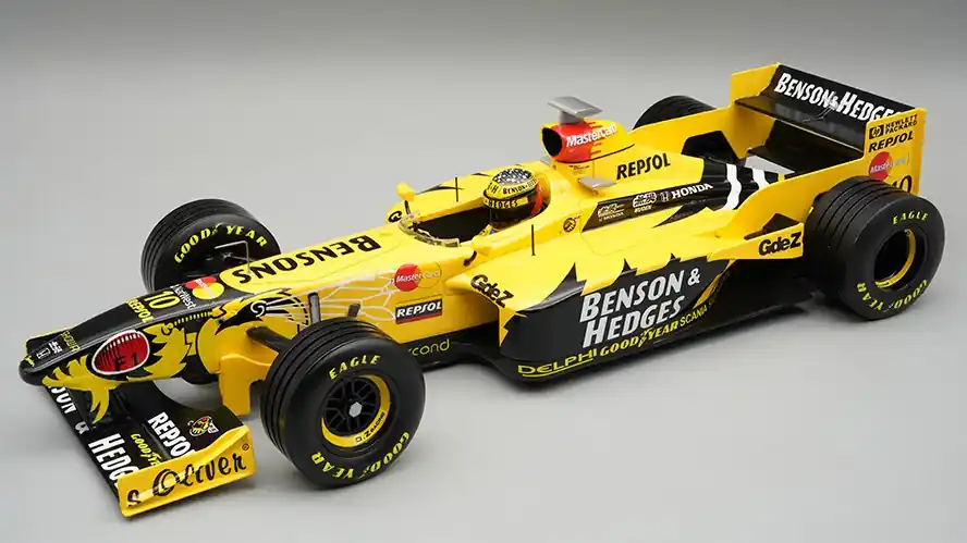 Jordan F1 Honda 198 10 Australian GP 1998 R. Schumacher pilótával Gyors kiszállítás