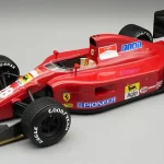 Gyors kiszállítás Ferrari F1 642 F1 28 British GP 1991 J. Alesi (esőgumival)