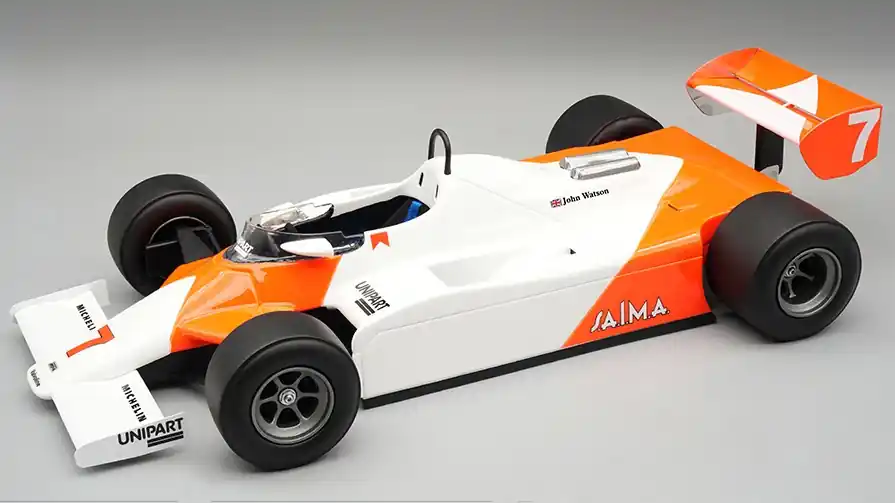 Prémium McLaren F1 MP4/1B 7 Monaco GP 1982 J. Watson