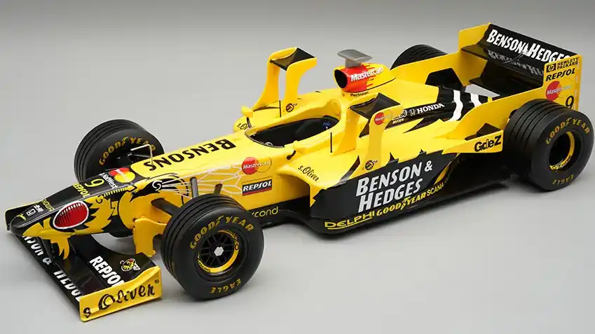 Szezonális akció Jordan F1 Honda 198 9 Imola GP 1998 D. Hill