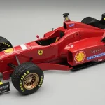 Csak ma Ferrari F1 F310 2 Spain GP 1996 E. Irvine (esőgumikkal)
