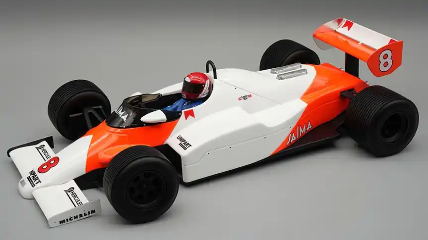 McLaren F1 MP4/1C 8 Monaco GP 1983 N. Lauda (esőgumikkal) pilótával Kedvezmény