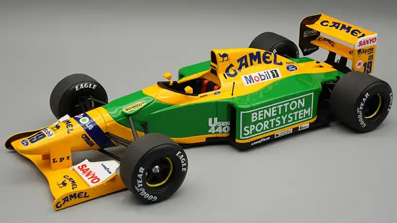 Benetton F1 B192 19 Test Car Barcelona 1992 A. Zanardi Legnépszerűbb
