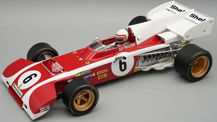 Biztonságos fizetés Ferrari F1 312 B2 6 South Africa GP 1972 C. Regazzoni pilótával