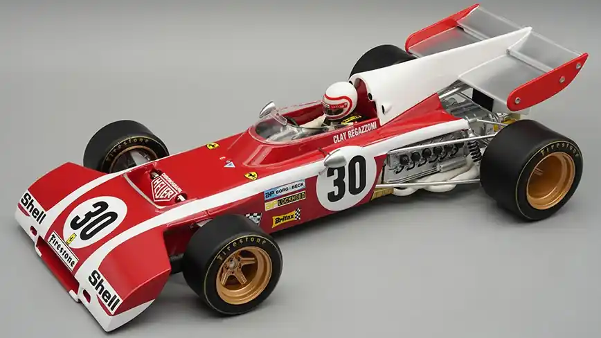 Kedvezmény Ferrari F1 312 B2 30 Prova Belgium GP 1972 C. Regazzoni pilótával
