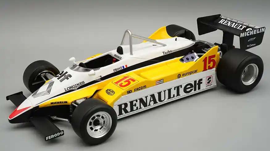 Renault F1 RE30B Brazilian GP győztes 1982 A. Prost Prémium