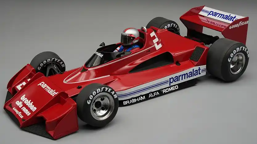 Gyors kiszállítás Brabham F1 BT45C 2 Brazilian GP 1978 J. Watson pilótával
