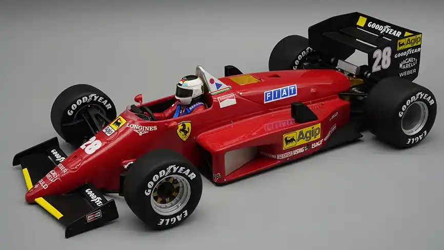 Outlet Ferrari F1 156-85 28 Nürburgring GP 1985 S. Johansson