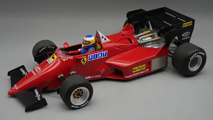 Ferrari F1 126 C4-M2 Presentation 1984 M. Alboreto pilótával Olcsóbb