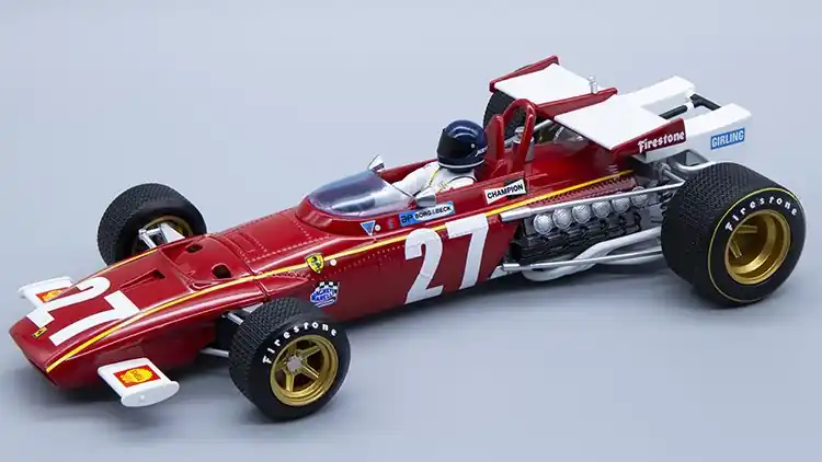 Kedvezmény Ferrari F1 312B 27 Belgium GP 1970 J. Ickx pilótával