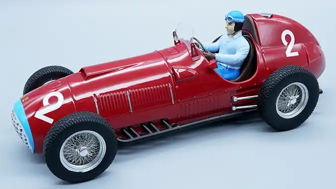 Ferrari F1 375 2 Italy GP 1951 A. Ascari pilótával Árcsökkenés